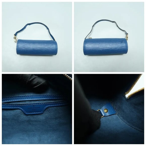 Louis Vuitton Soufflot  Blue W/P Epi Leather Shoulder Bag 574-022625 - Picture 11 of 12